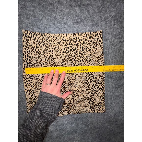 Brandy Melville Leopard Mini Skirt Made in Italy Cute Trendy Teen One Size 3 - Picture 3 of 7